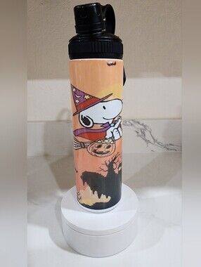 Snoopy Halloween Tumbler Sports Bottle 20oz